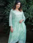 Green Embroidered kurta