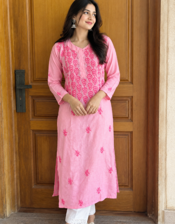 LINEN COTTON KURTHA
